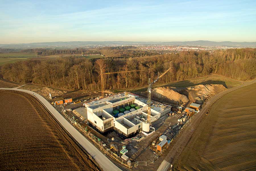 Baustelle Wasserwerk Murrtal im nördlichen Rems-Murr-Kreis (2018)