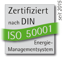 LOGO: zertifiziert nach ISO 50001