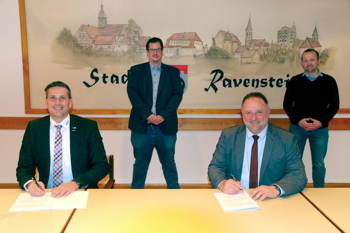 Unterzeichnung der Kooperationsvereinbarung in Ravenstein
